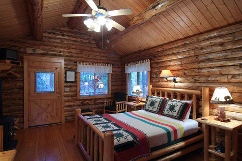 Silverwolf Log Chalets Coram Экстерьер фото